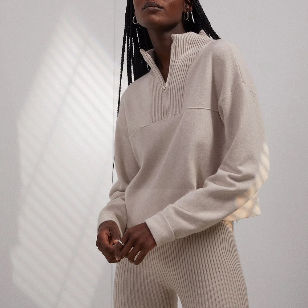 Lunya Cream Women's Sweater